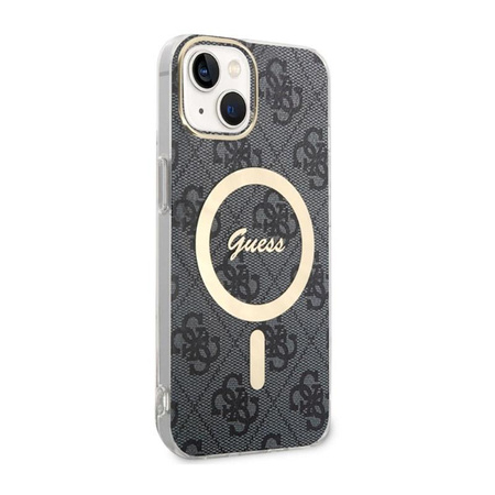 Pouzdro Guess 4G MagSafe - iPhone 14 (černé)