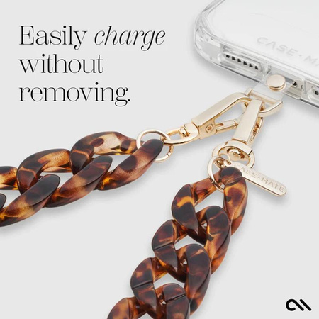 Řetízek Case-Mate Phone Crossbody Chain - šňůrka / řetízek přes rameno pro telefon (želvovinová)