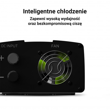 Green Cell - Voltage Inverter Inverter 24V to 230V 1000W/2000W Pure Sine wave