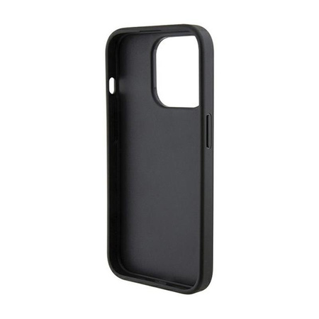 Ferrari Grip Stand Metal Logo - iPhone 15 Pro Max Case (black)