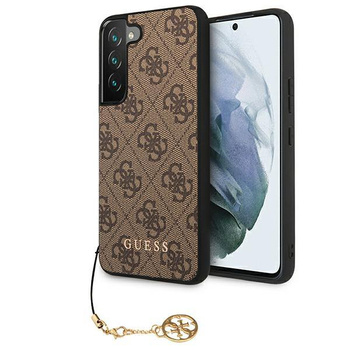 Guess 4G Charms Collection - Etui Samsung Galaxy S22+ (brązowy)