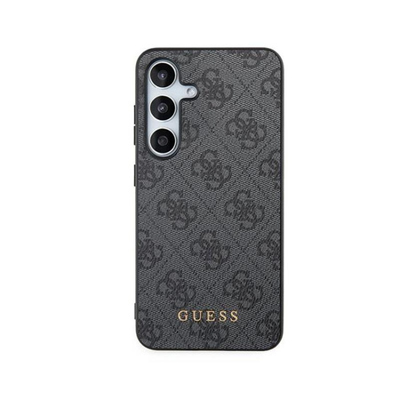 Guess 4G fém arany logó - Samsung Galaxy S24 tok (fekete)