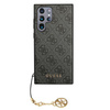 Guess 4G Charms Collection - Samsung Galaxy S22 Ultra tok (szürke)