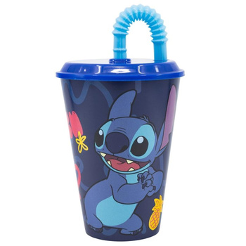 Disney Stitch - Hrnek s brčkem z kolekce Palms 430 ml
