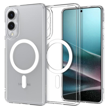 Spigen Ultra Hybrid MagSafe - tok Samsung Galaxy S25 Edge (átlátszó / fehér)