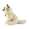 Rappa - Peluche realistico mascotte Ragdoll gatto seduto 23 cm Collezione Eco-Friendly Soft
