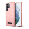 Karl Lagerfeld Monogram 3D Pattern - Samsung Galaxy S23 Ultra Case (pink)