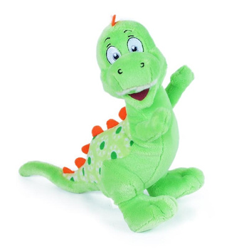 Rappa - Plüss valósághű kabalaállat Dinoszaurusz Happy Sitting 20 cm Környezetbarát