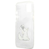 Karl Lagerfeld Choupette Fun - pouzdro pro iPhone 13 Mini (průhledné)