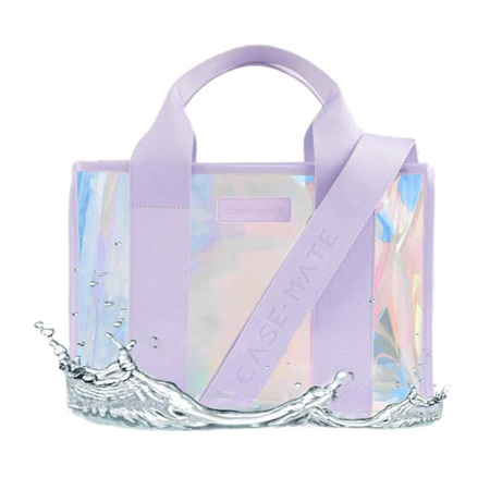 Case-Mate Mini Travel Tote Bag - Sac à bandoulière étanche (Soap Bubble)