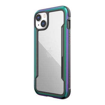X-Doria Raptic Shield - Aluminium-Gehäuse für iPhone 14 Plus (Falltest 3m) (irisierend)