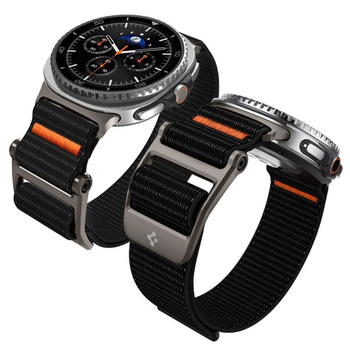 Spigen DuraPro Flex - Armband für Samsung Galaxy Watch 8 / 8 Classic 40 / 44 / 46 mm (Black)
