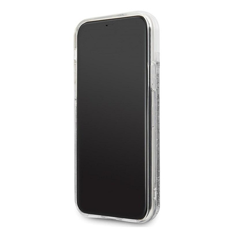 Karl Lagerfeld Iconic Glitter - iPhone 11 Hülle (Schwarz)