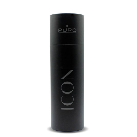 PURO ICON - Bouteille thermique en acier inoxydable 500 ml (noir) (revêtement en poudre)