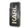 Karl Lagerfeld Logo Karl - iPhone Xs / X Case (Gold Glitter)