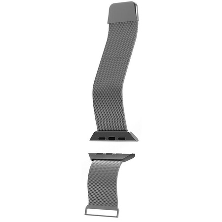 Puro Milanese Magnetic Band - Řemínek z nerezové oceli pro Apple Watch 38/40/41/42 mm (stříbrný)