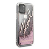 Karl Lagerfeld Signature Glitter Case - iPhone 11 Pro Max Case (Rose Gold)