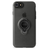 PURO Magnet Ring Cover - Coque iPhone SE (2022 / 2020) / 8 / 7 avec poignée magnétique (noir)