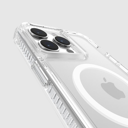 Case-Mate Ultra Tough Plus D3O MagSafe - Étui pour iPhone 15 Pro Max (transparent)