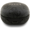 Guess 4G Classic Metal Logo - Bluetooth TWS ENC Ohrhörer + Ladeetui (Schwarz)