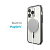 Speck Presidio Perfect-Clear mit Impact Geometry + MagSafe - iPhone 14 Pro Max Hülle mit MICROBAN Beschichtung (Klar / Schwarz)