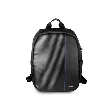 BMW Carbon Navy Stripe - 16" batoh na notebook (černý)