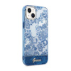 Guess Porcelain Collection - Tasche für iPhone 14 Plus (Blau)