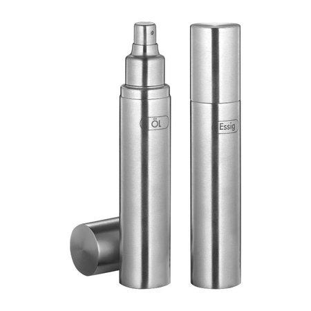 Küchenprofi Tavola - Edelstahl-Düsenset für Essig und Öl 0,11 l 4×19 cm 2 Stück.