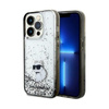 Karl Lagerfeld Liquid Glitter Choupette - iPhone 14 Pro Case (transparent)