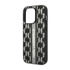Karl Lagerfeld Monogram Stripe - iPhone 14 Pro Max Tasche (grau)