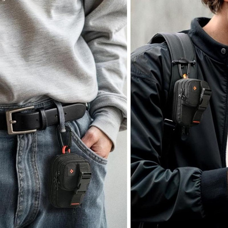 ORGANIZER MAGSAFE DO TELEFONU SPIGEN POUCH ORYGINALNA MAŁA TORBA CZARNA
