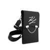 Karl Lagerfeld Autograph Chain Wallet Phone Bag - Torba na smartfona i akcesoria (czarny)