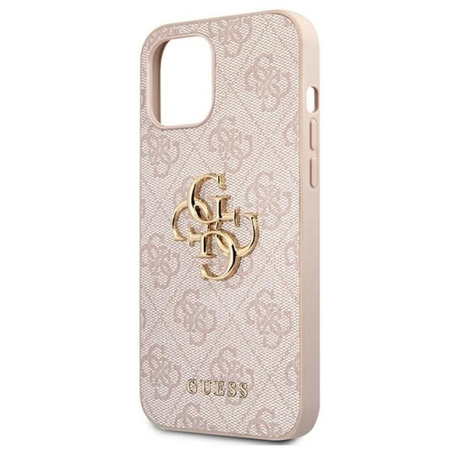 Guess 4G Big Metal Logo - iPhone 12 Pro Max Tasche (rosa)