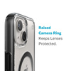 Speck Presidio Perfect-Clear s nárazovou geometrií + MagSafe - pouzdro pro iPhone 15 Plus / 14 Plus s povrchovou úpravou MICROBAN (čiré / černé)
