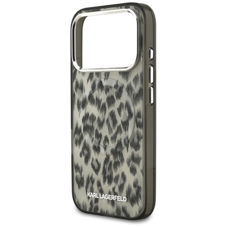 Karl Lagerfeld IML Leopard Pattern MagSafe - Case for iPhone 17 Pro (brown)