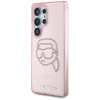 Karl Lagerfeld Rhinestones Karl Head Logo - Samsung Galaxy S25 Ultra Case (pink)
