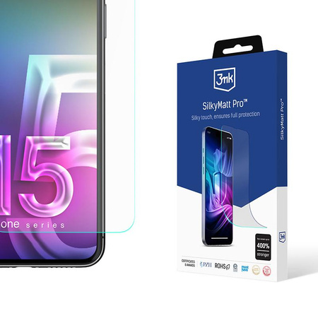 3mk Silky Matt Pro - Matná ochranná fólie pro iPhone 15 Pro