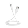 Borofone - Câble USB-A vers USB-C, 2 m (blanc)