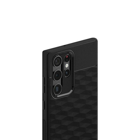 Spigen - Caseology Parallax Etui do Samsung Galaxy S22 Ultra (czarny)