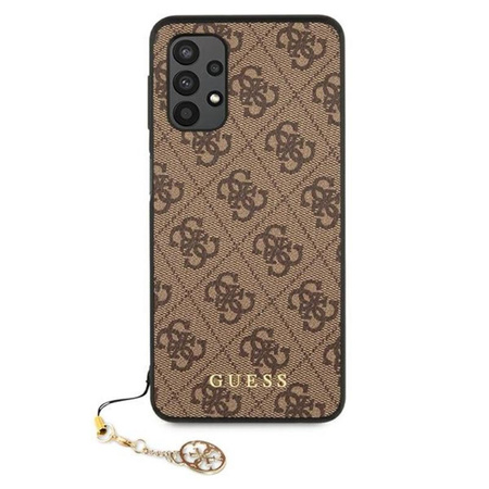 Collection Guess 4G Charms - Etui Samsung Galaxy A32 5G (marron)