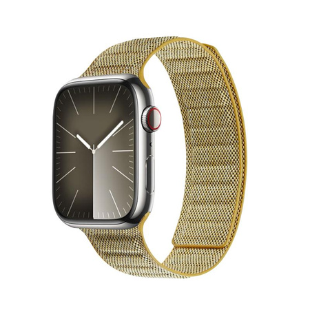 Crong Melange - Magnetic Strap for Apple Watch 38/40/41/42 mm (yellow melange)