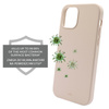 PURO ICON Cover - iPhone 12 Pro Max tok antimikrobiális védelemmel (homokrózsaszín)