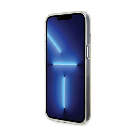 Guess IML Faceted Mirror Disco Iridescent - Etui für iPhone 13 Pro (Iridescent)
