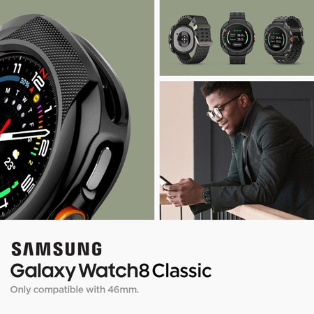 OBUDOWA SPIGEN DO GALAXY WATCH 8 CLASSIC | 46 mm, Etui Odporne, Wytrzymałe