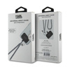 Karl Lagerfeld Universal Hand Strap Choupette - Lanyard / phone pendant (silver)
