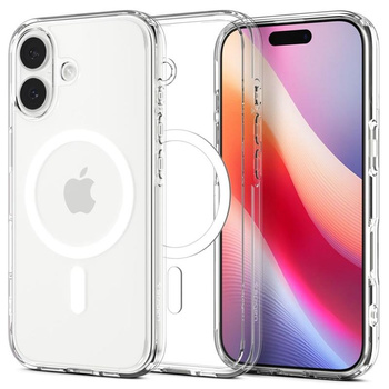 ETUI DO IPHONE 17 do MAGSAFE SPIGEN ULTRA HYBRID ORYGINALNE PRZEZROCZYSTE