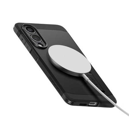 Spigen Tough Armor MagSafe - Case for Samsung Galaxy S25 Edge (Black)