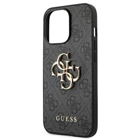 Guess 4G Big Metal Logo - iPhone 13 Pro Tasche (grau)