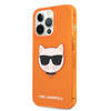 Karl Lagerfeld Choupette Head - Coque iPhone 13 Pro Max (orange fluo)