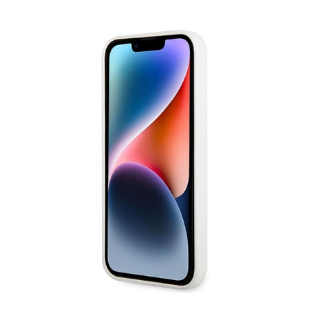 Karl Lagerfeld szilikon NFT Choupette - iPhone 14 Plus tok (fehér)